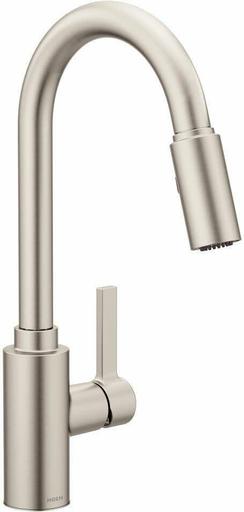 Moen 7882 Genta Pull-Down Spray Kitchen Faucet with PowerClean Technology -