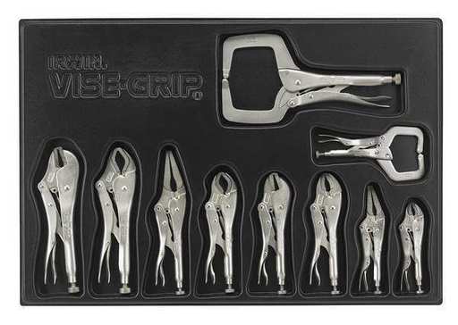 Locking Plier and C-Clamp Set IRWIN VISE-GRIP 1078Tray