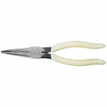Klein Tools D203-8-GLW Hi-Viz Long-Nose Pliers - Side-Cutting