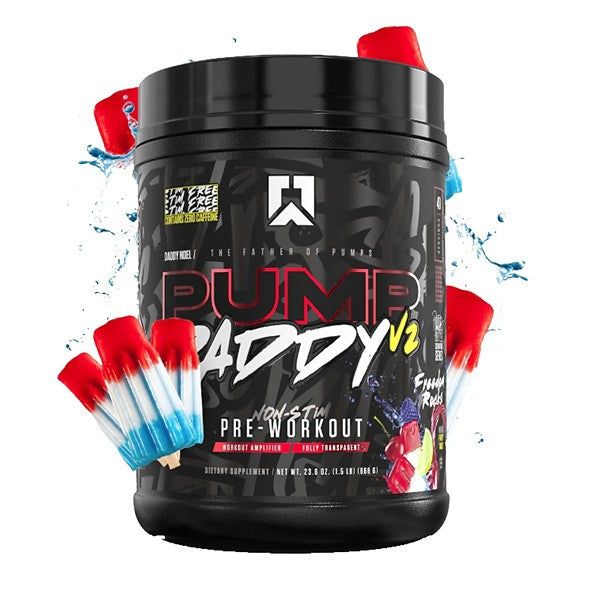 Ryse Supplements, Pump Daddy V2 Non Stim Pre-Workout Freedom Rocks, 650 Grams