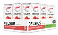 Celsius Energy Drink with Stevia Non-Carbonated Watermelon Berry 12 Fl Oz Each / Pack of 12