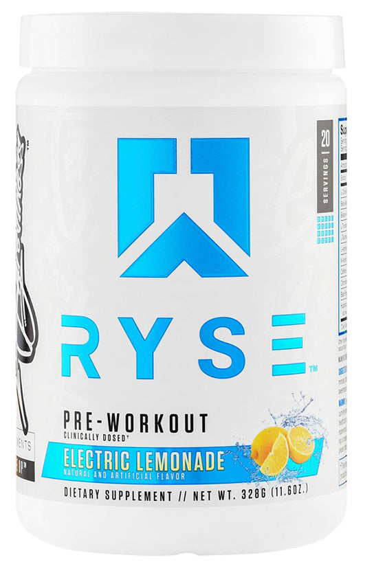 Ryse Supplements Pre-Workout - 20 Servings - Pink Blast