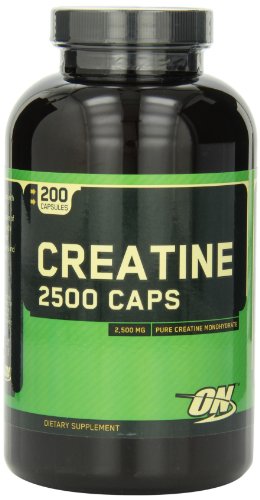 Optimum Nutrition Micronized Creatine Monohydrate Capsules  Keto Friendly  2500mg  200 Capsules (Packaging May Vary)