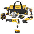DEWALT 20-Volt MAX Lithium-Ion Cordless Drill/Driver Combo Kit (7-Tool) with 20-Volt MAX Premium Lithium-Ion (1) 5.0Ah Battery