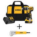 DEWALT 20-Volt MAX XR Cordless Brushless 1/2 in. Drill/Driver Kit with MAXFIT Right Angle Magnetic Attachment