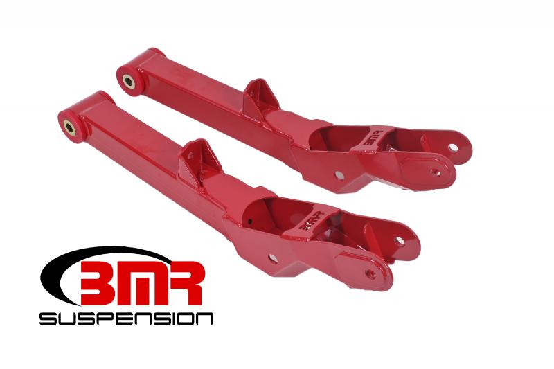 BMR Suspension TCA028R Rear Lower Control Arms Poly Bushings Non-adjustable Red Pontiac G8 08-09 | Chevrolet Camaro 10-15 | SS 14-17