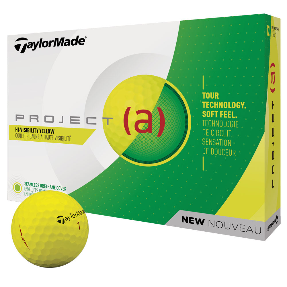 TaylorMade Project (a) Golf Balls #1-#4 12-Ball Pack Yellow