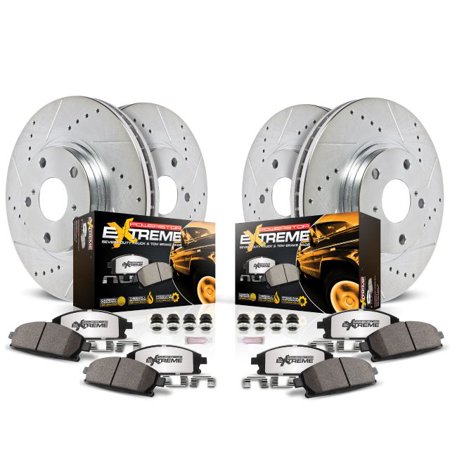 2020 Ram ProMaster 3500 Power Stop Z36 Truck & Tow Brake Kits, 4-Wheel Brake Kit, Without Brake Calipers