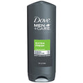 Dove Men+Care Body and Face Wash, Extra Fresh 18 Oz , Pack of 3
