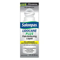 Salonpas Lidocaine Plus 3 Oz Roll on Pain Relieving Liquid 4% Lidocaine
