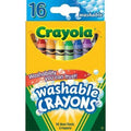 NEW Crayola Washable 16 Crayons (6 Pack)