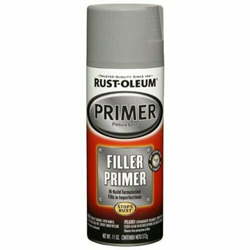 Rust-Oleum 249279 Automotive Filler Primer Spray Paint, Gray, 12 Ounce