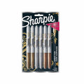 Sharpie Metallic Permanent Markers Fine Point Assorted Metallic 6 Count