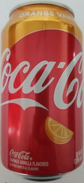 NEW 2019 Coca-Cola Orange Vanilla Flavor Soda 12 Oz Can FREE WORLDWIDE SHIPPING