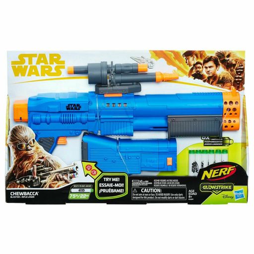 Star Wars Nerf Chewbacca Blaster Kids Toy New