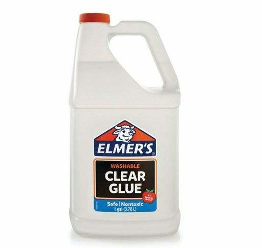 Elmers Liquid School Glue, Clear, Washable, 1 Gallon - Great for Making Slime