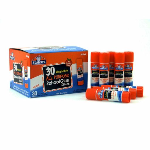 Elmers All Purpose School Glue Sticks, Washable, 7 Gram, 30 Count