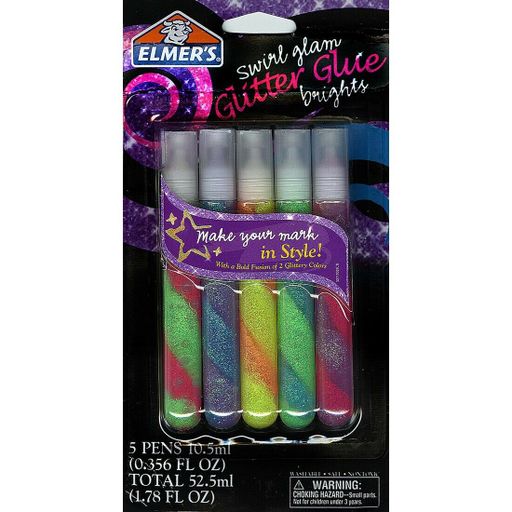 Elmers Swirl Glam Brights Glitter Glue Pens - Swirl Glam Brights