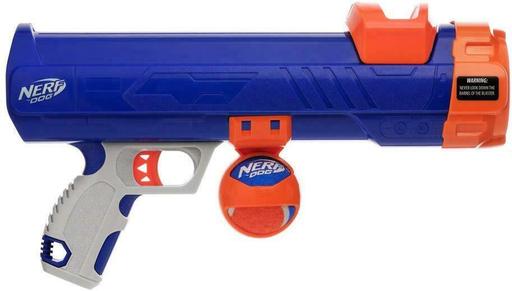 Nerf Dog 16inch Medium Compact Tennis Ball Blaster, Dog Toy