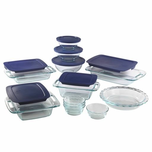 Pyrex Easy Grab with Durable Glass 19-piece Bakeware Set